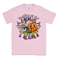 Bubblegum Pink trick or treat Classic Tee - CowGirlArtShop