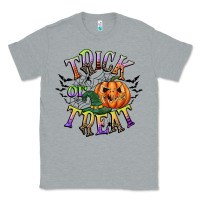 Heather Grey trick or treat Classic Tee - CowGirlArtShop