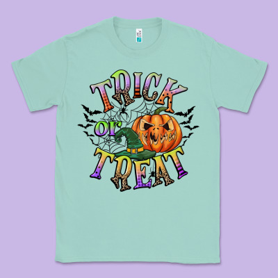 Trick Or Treat Classic Tee Designed By Cowgirlartshop