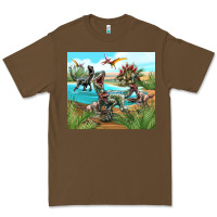 Cacao dinosaurs Premium Tee - TumblerDesignByShophia