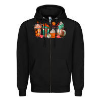 Black basketball coffee cups Zipper Hoodie - AdoDesignShop