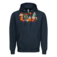 Navy basketball coffee cups Zipper Hoodie - AdoDesignShop