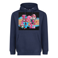 Navy v.d love gnomes Heavyweight Hoodie - AdoDesignShop