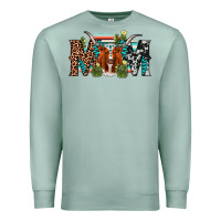 Seafoam longhorn mom Premium Sweatshirt - AdoDesignShop
