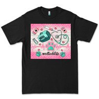 Black #vettechlife Premium Tee - TumblerDesignByShophia