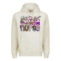 Oatmeal Heather wife mom nurse Premium Hoodie - SublimationCraftShop