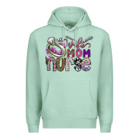 Seafoam wife mom nurse Premium Hoodie - SublimationCraftShop