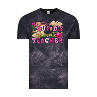 Cloud Black cupid's favorite teacher Vintage Tee - OliviaCreatesArt
