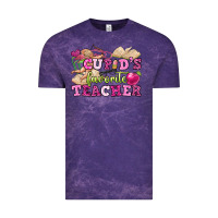 Cloud Purple cupid's favorite teacher Vintage Tee - OliviaCreatesArt