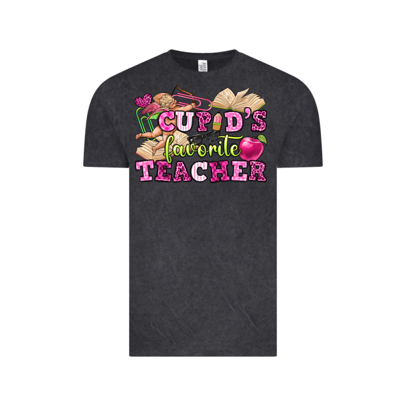 Cupid's Favorite Teacher Vintage Tee by OliviaCreatesArt | Teevron