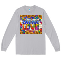 Moon Dust Western Choose Love Tumbler Long Sleeve Tee - BundleAndBundleShop