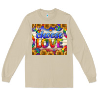 Mushroom Western Choose Love Tumbler Long Sleeve Tee - BundleAndBundleShop