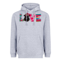 Heather Grey belted galloway Heavyweight Hoodie - AdoDesignShop