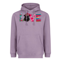 Lavender belted galloway Heavyweight Hoodie - AdoDesignShop