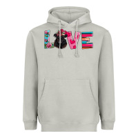 Moon Dust belted galloway Heavyweight Hoodie - AdoDesignShop