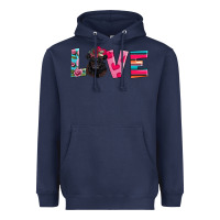 Navy belted galloway Heavyweight Hoodie - AdoDesignShop