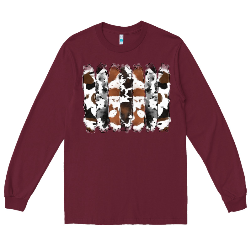 Cowhide Brushstrokes Long Sleeve Tee by RanaPortraitStore | Teevron