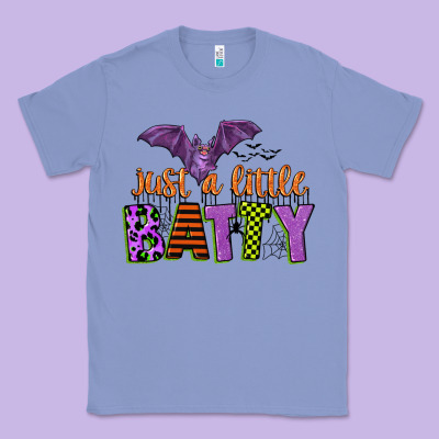 Just A Little Batty Classic Tee Designed By Cowgirlartshop