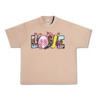 Burro Easter Day Love Easter Urban Heavy Tee - OliviaCreatesArt