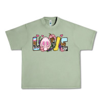 Oil Green Easter Day Love Easter Urban Heavy Tee - OliviaCreatesArt