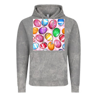 Cloud Rock Easter Eggs Seamless Pattern Vintage Hoodie - BundleAndBundleShop
