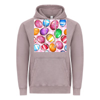 Vintage Zinc Easter Eggs Seamless Pattern Vintage Hoodie - BundleAndBundleShop