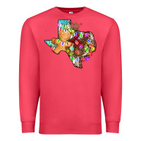 Cardinal christmas texas map Premium Sweatshirt - AdoDesignShop
