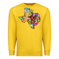 Lemon christmas texas map Premium Sweatshirt - AdoDesignShop