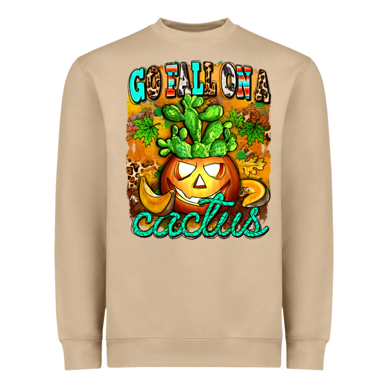 Go Fall On A Cactus Heavyweight Sweatshirt by AdoDesignShop | Teevron