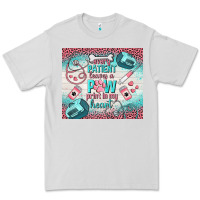 Dove Grey every patient leaves a paw print in my heart Premium Tee - TumblerDesignByShophia