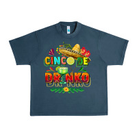 Midnight Navy Cinco de drinko Urban Heavy Tee - FaDigitalArtStudio
