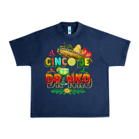 Navy Cinco de drinko Urban Heavy Tee - FaDigitalArtStudio