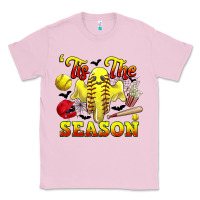 Bubblegum Pink tis the season softball halloween Classic Tee - CowGirlArtShop