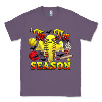 Lavender tis the season softball halloween Classic Tee - CowGirlArtShop