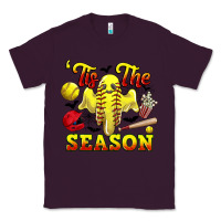 Plum tis the season softball halloween Classic Tee - CowGirlArtShop