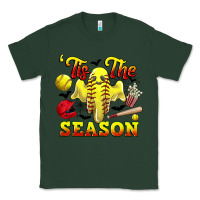 Sports Green tis the season softball halloween Classic Tee - CowGirlArtShop