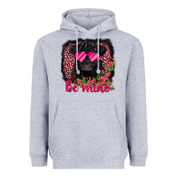 Heather Grey be mine belted galloway Heavyweight Hoodie - AdoDesignShop