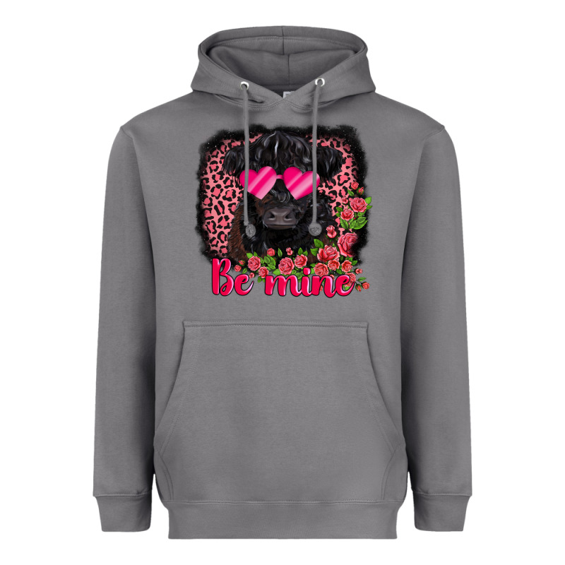 Be Mine Belted Galloway Heavyweight Hoodie by AdoDesignShop | Teevron
