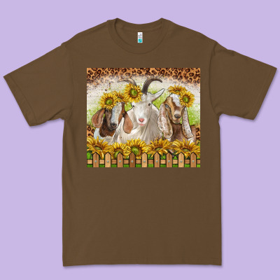 Goats Premium Tee Designed By Tumblerdesignbyshophia