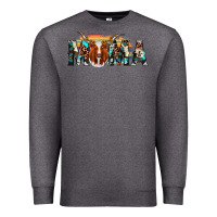 Charcoal Heather longhorn mama Premium Sweatshirt - AdoDesignShop