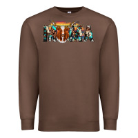 Chestnut longhorn mama Premium Sweatshirt - AdoDesignShop