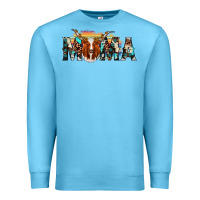 Ocean Blue longhorn mama Premium Sweatshirt - AdoDesignShop