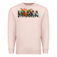 Pale Pink longhorn mama Premium Sweatshirt - AdoDesignShop