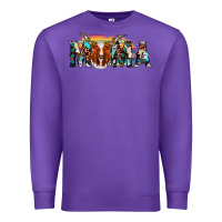 Purple longhorn mama Premium Sweatshirt - AdoDesignShop