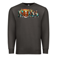 Smoke longhorn mama Premium Sweatshirt - AdoDesignShop