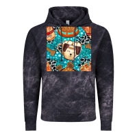 Cloud Black dog coffee cups and food container with cowhide seamless pattern bbs Vintage Hoodie - BundleAndBundleShop