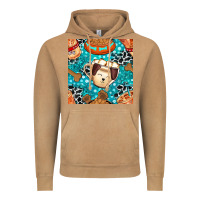 Vintage Camel dog coffee cups and food container with cowhide seamless pattern bbs Vintage Hoodie - BundleAndBundleShop
