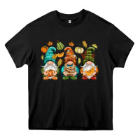 Black Fall gnomes Heavy Core Tee - NancyCooperArtShop