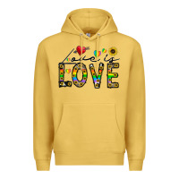 Antique Gold love is love Premium Hoodie - CowhideDigitalArt
