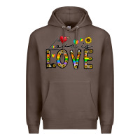 Coffee love is love Premium Hoodie - CowhideDigitalArt